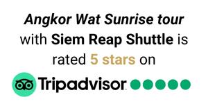 Angkor Wat Sunrise tour with Siem Reap Shuttle is rated 5 stars on Tripadvisor