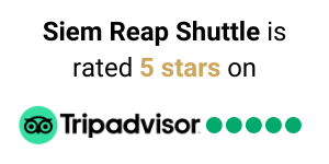 Siem Reap Shuttle is rated 5 stars on Tripadvisor png