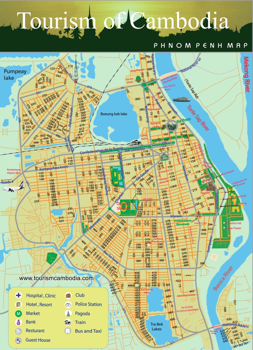 Hi-Res-PhnomPenh-Map - Courtesy of Toursim of Cambodia