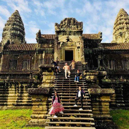A shot behind the Angkor Wat 3-Day Angkor Wat Sunrise, Banteay Srei and Floating Villages Tour - Small Group Tours