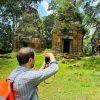 Capture the amazing shot of Prasat Bram in Koh Ker complex on 2-Day Lost City of Koh Ker, Beng Mealea & Floating villages Tour by siemreapshuttle.com