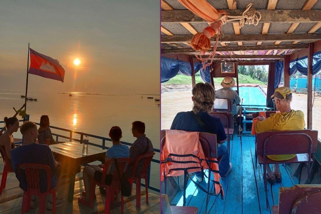 What are the different floating villages accessible from Siem Reap - You can visit five main village areas