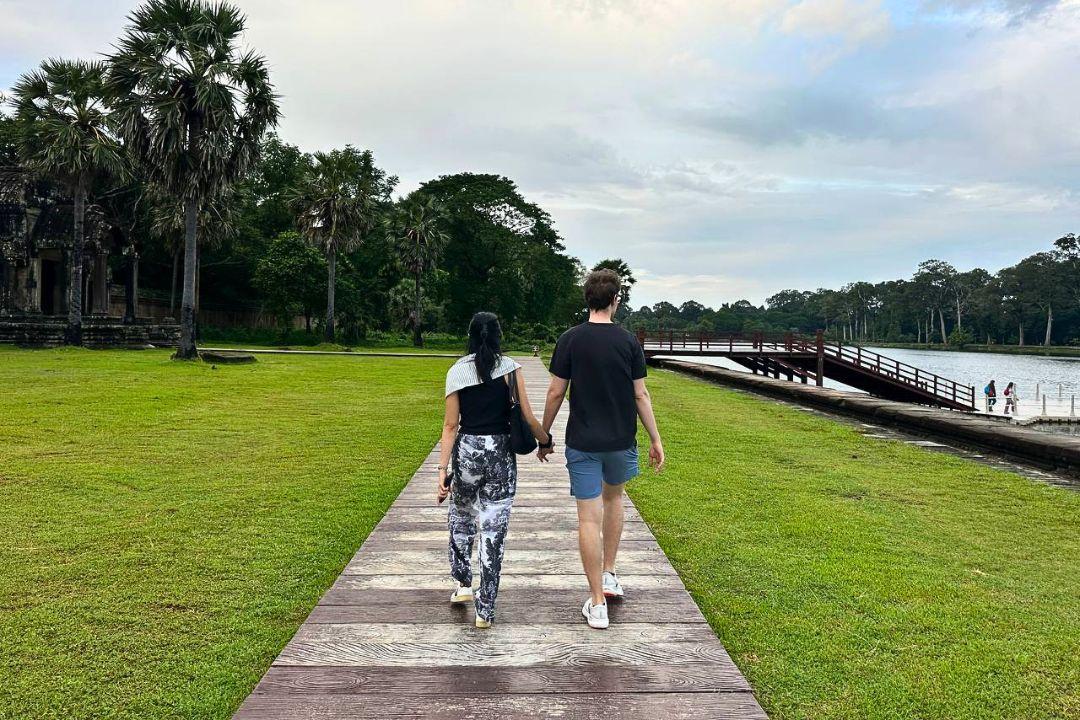 What is the best transport for Angkor temples for most first time visitors