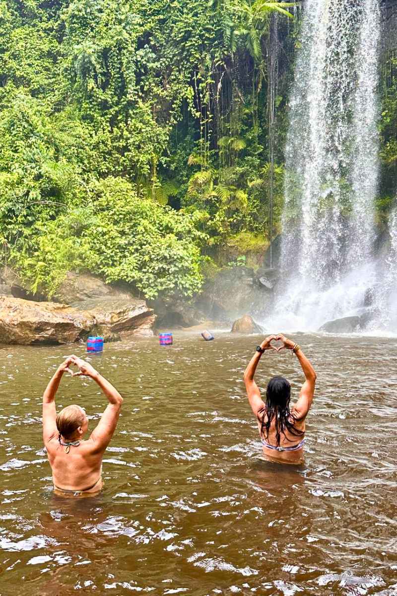 Kulen Mountain Waterfall Pool at First Light