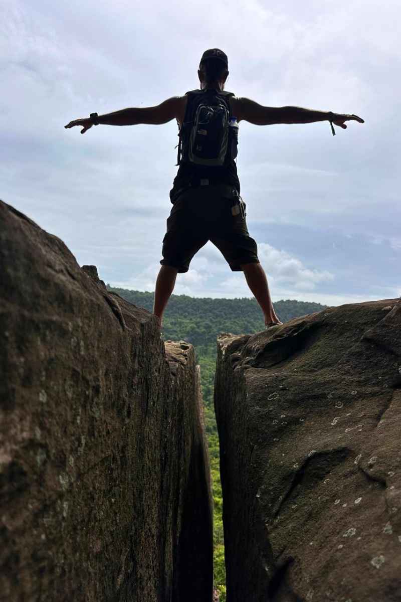 Kulen Mountain Waterfalls and Banteay Srei Temple Tour Waterfall Pool in Phnom Kulen
