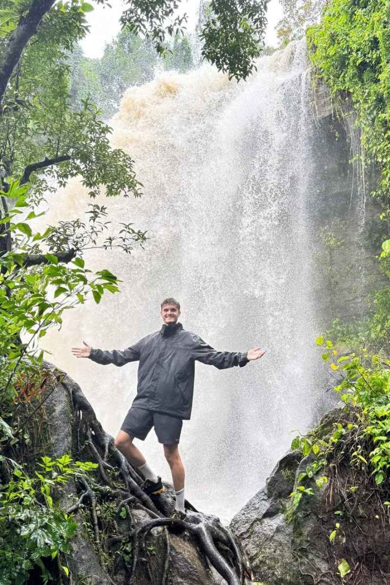 Kulen Mountain Waterfall in Cambodia
