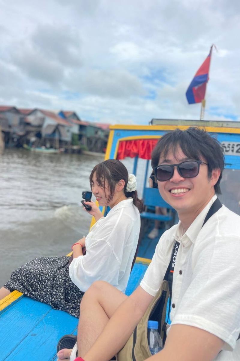 Kulen Mountain and Kampong Pluk Floating Village group tour and smiles