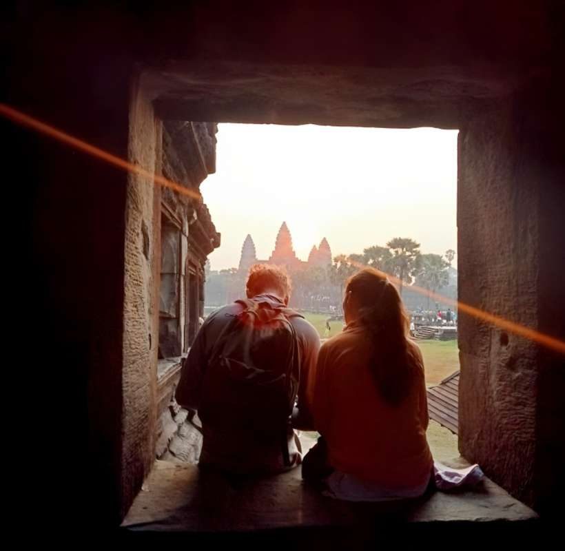 Angkor Sunrise with 3 main temple tours small group join-in tour by siemreapshuttle.com