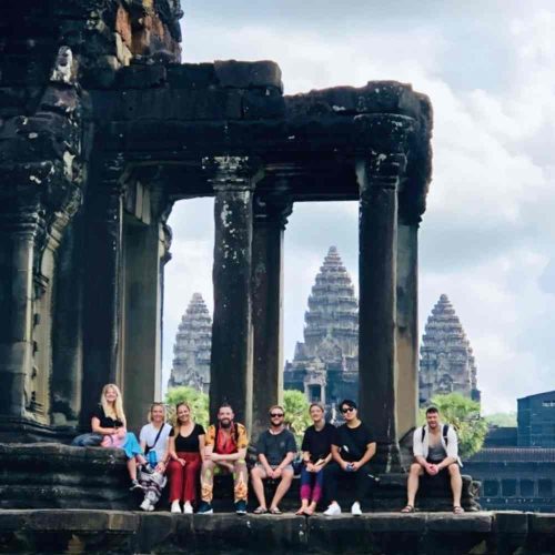 Angkor Wat sunset tour with Siem Reap Shuttle at Angkor Wat