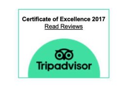 Siem Reap Shuttle Tours Tripadvisor certificate 2017