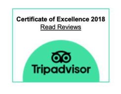 Siem Reap Shuttle Tours Tripadvisor certificate 2018